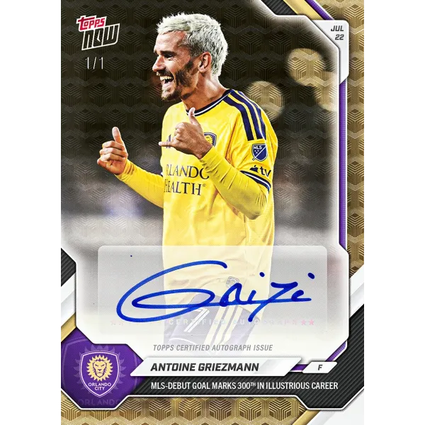 Antoine Griezmann - 2026 MLS Topps NOW® - Card 57