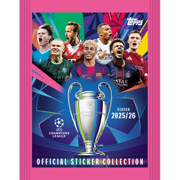 UEFA Champions League Stickers 2025/26 - Sticker Pack