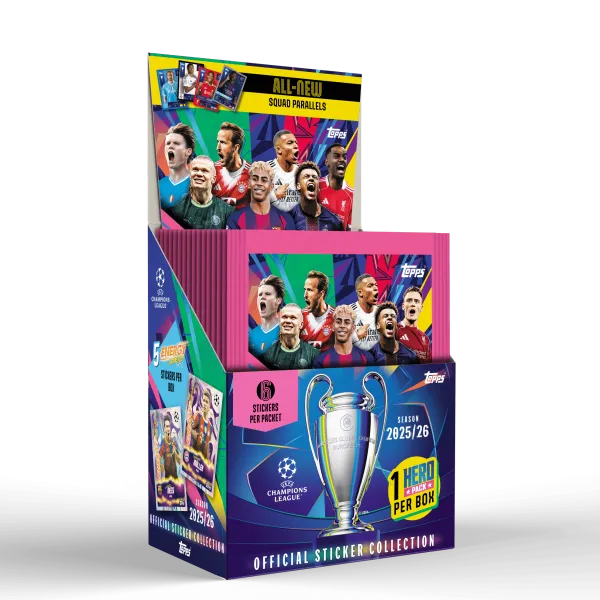UEFA Champions League Stickers 2025/26 - Display Box
