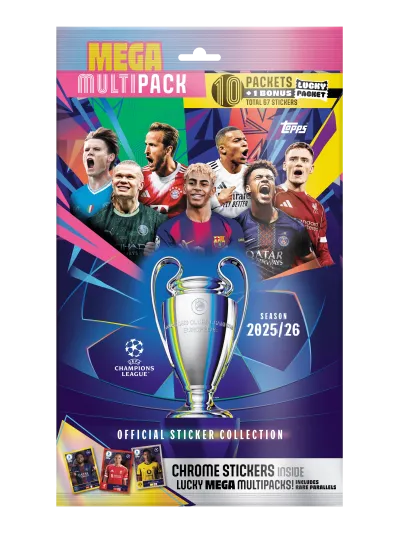 UEFA Champions League Stickers 2025/26 - Mega Multipack