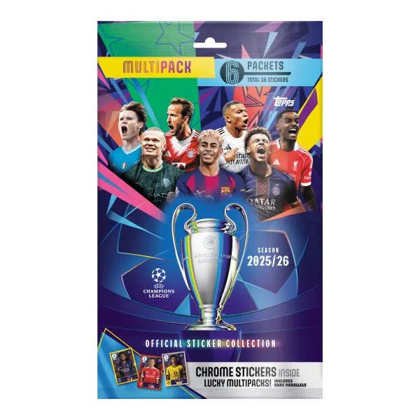 UEFA Champions League Stickers 2025/26 - Multipack