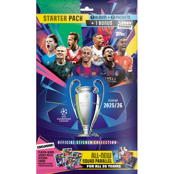 UEFA Champions League Stickers 2025/26 - Album Pack