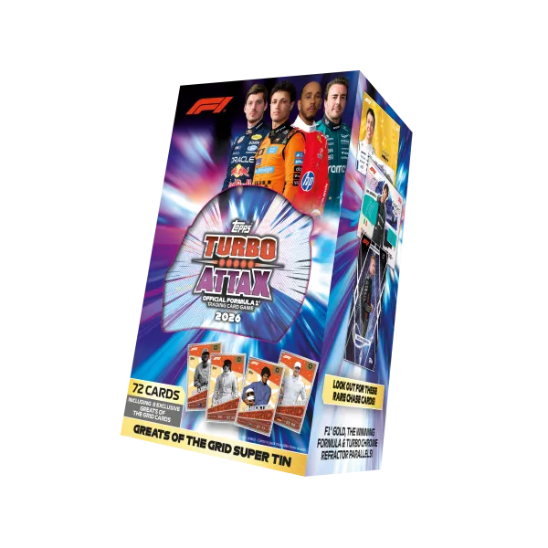 Topps Formula 1® 2026 Turbo Attax - Super Tin - Greats of the Grid