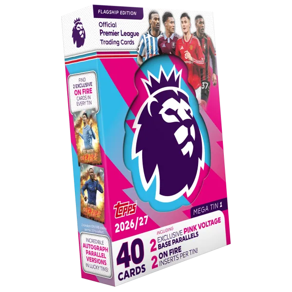 Topps Flagship Premier League 2026/27 Trading Cards - Mega Tin