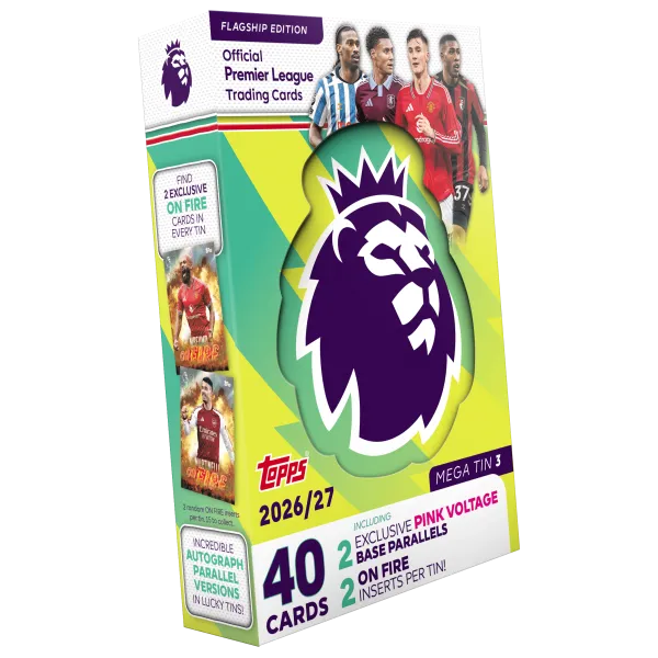 Topps Flagship Premier League 2026/27 Trading Cards - Mega Tin